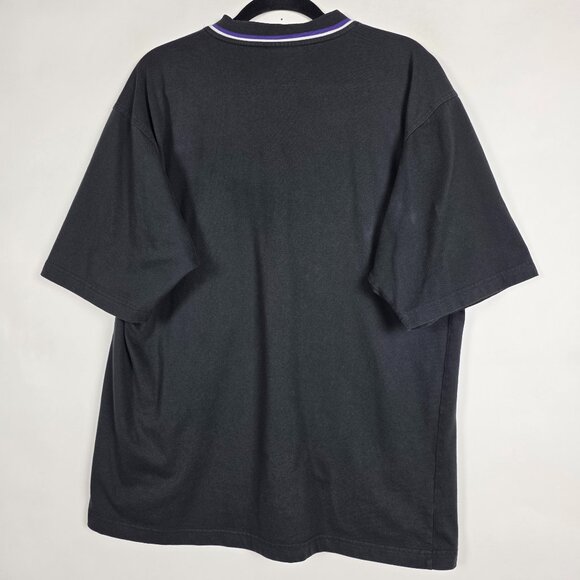 Vintage Lee Sport NBA Los Angeles Lakers Basketball Mens Large Black T Shirt - Picture 2 of 5